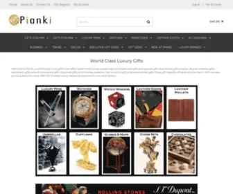 Pianki.com(World Class Luxury Gifts) Screenshot