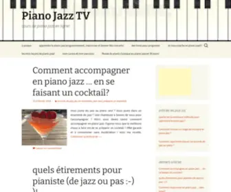 Piano-Jazz.tv(Apprendre le piano jazz progressivement en partant du piano classique) Screenshot