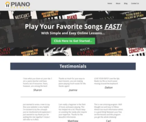 Piano-Lessons-Made-Simple.com(Piano Lessons Made Simple) Screenshot