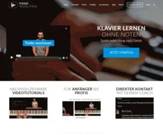 Piano-Revolution.de(Klavier lernen ohne Noten) Screenshot