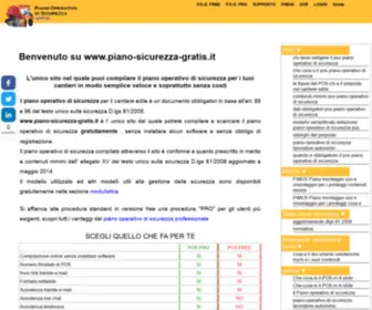 Piano-Sicurezza-Gratis.it(Piano operativo di sicurezza) Screenshot