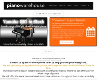 Piano-Warehouse.co.uk(Piano Warehouse) Screenshot