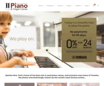 Pianoandorgancenter.com(Piano & Organ Center) Screenshot