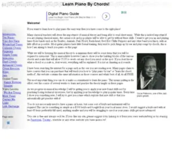 Pianobychords.com(Learn Piano by Chords How To Play Piano) Screenshot