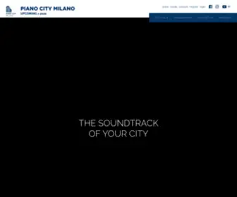 Pianocitymilano.it(Piano City Milano) Screenshot