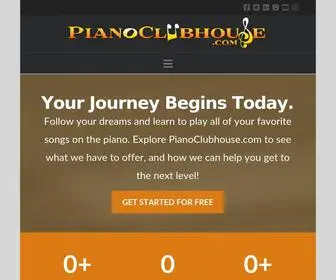 Pianoclubhouse.com(Learn Gospel Piano) Screenshot
