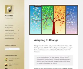Pianodao.com(The Way of Piano) Screenshot