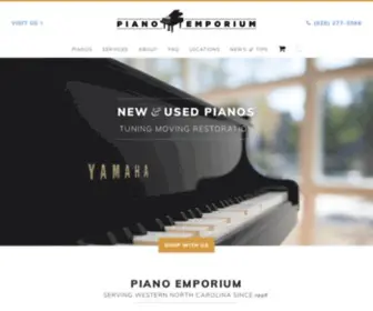 Pianoemporium.com(Asheville Piano Store) Screenshot