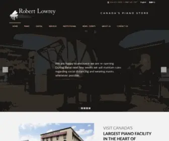 Pianoexperts.com(Robert Lowrey Piano Experts) Screenshot