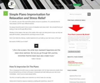 Pianofast.com(Simple Techniques) Screenshot