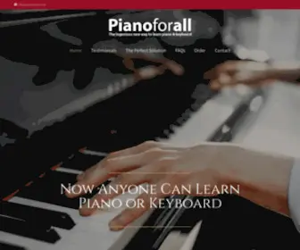 Pianoforall.com(Piano For All) Screenshot