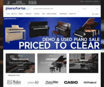 Pianoforte.com.au(The Pianoforte) Screenshot