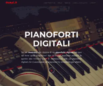 Pianofortidigitali.com(Pianoforti digitali) Screenshot