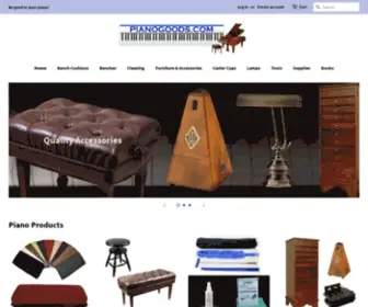 Pianogoods.com(Piano accessories with great prices and customer service) Screenshot