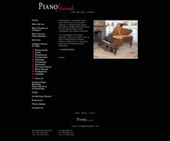 Pianogrands.com(Ignaz bosendorfer) Screenshot