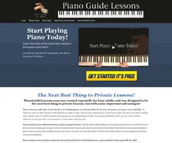 Pianoguidelessons.com(Piano Lessons) Screenshot