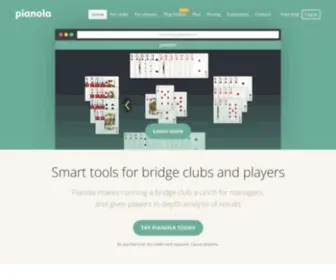 Pianola.net(Smart tools for bridge clubs) Screenshot