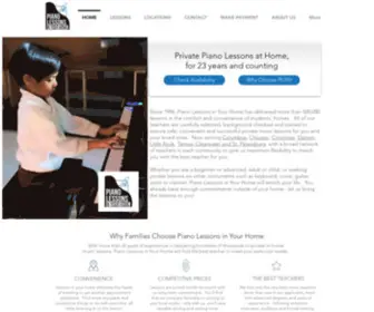 Pianolessonsinyourhome.com(Piano Lessons in Your Home) Screenshot