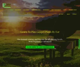 Pianolessonwithwarren.com(Learn gospel piano by ear with a structured plan a step) Screenshot