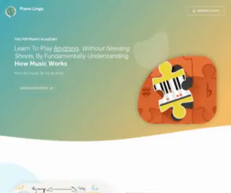 Pianolingo.com(Piano Lingo) Screenshot