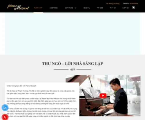 Pianomozart.com(Trang ch) Screenshot