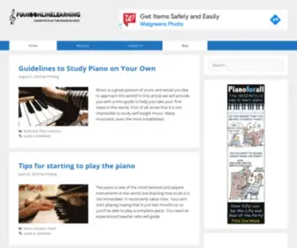 Pianoonlinelearning.com(Piano Online Learning) Screenshot