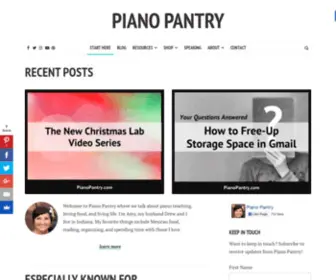 Pianopantry.com(Piano Pantry) Screenshot