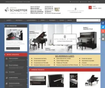Pianos-Schaeffer.com(Pianos Schaeffer) Screenshot