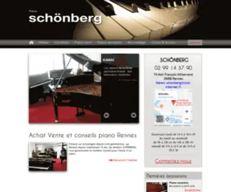 Pianos-Schonberg-Rennes.com(PIANOS-SCHÖNBERG) Screenshot