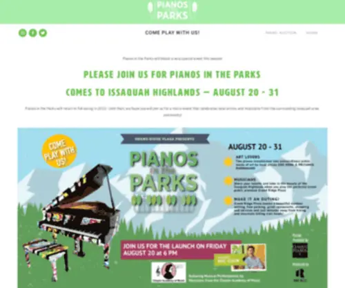 Pianosintheparks.org(Pianosintheparks) Screenshot