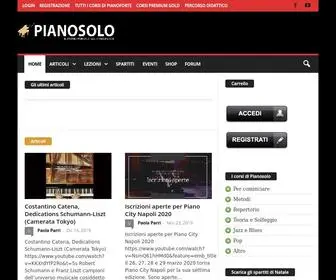 Pianosolo.it(Portale sul pianoforte) Screenshot
