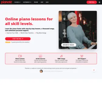 Pianote.com(Learn the piano anytime with real teachers) Screenshot