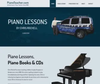 Pianoteacher.com(Chris Rochell has been teaching children to play the piano in Windermere since 1985. His niche) Screenshot