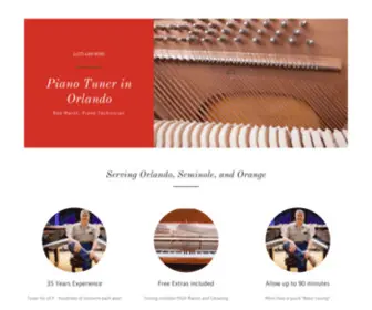 Pianotunerorlando.com(Piano Tuner Orlando) Screenshot