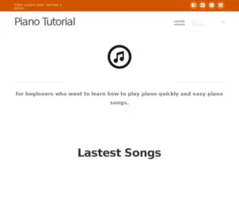 Pianotutorial.us(Pianotutorial) Screenshot