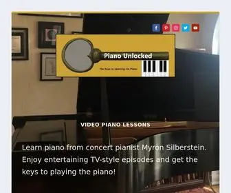 Pianounlocked.com(Piano Unlocked) Screenshot