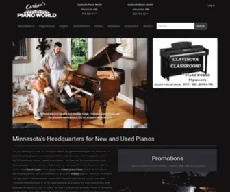 Pianoworld.net(Carlson's Piano World) Screenshot