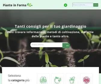 Pianteinforma.it(Un blog di giardinaggio) Screenshot