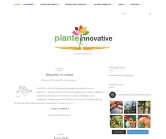 Pianteinnovative.it(Piante Innovative) Screenshot