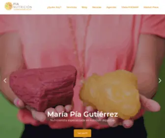 Pianutricion.com(Pia Nutrición) Screenshot