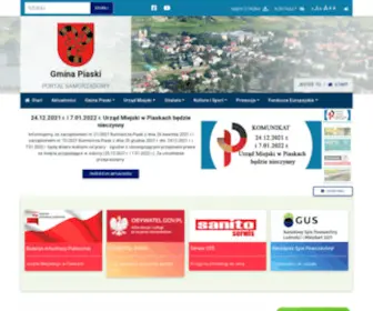 Piaski.pl(Strona główna) Screenshot