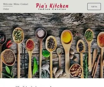 Piaskitchendanville.com(Pia's Kitchen Indian Cuisine) Screenshot