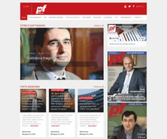 Piatafinanciara.ro(Piaţa financiară) Screenshot