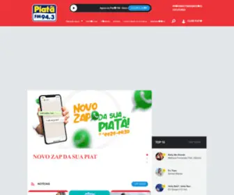 Piatafm.com.br(Piatã) Screenshot