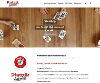 Piatnik-Individual.com(Piatnik Individual) Screenshot