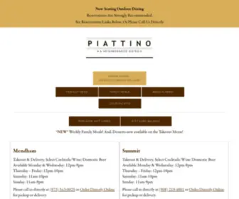 Piattinonj.com(Mendham, Summit) Screenshot