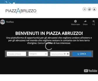 Piazzabruzzo.it(Servizio di interazione per consentire la comunicazione e partecipazione dei membri delle associazioni del CRAM) Screenshot