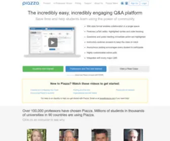 Piazza.com(Ask) Screenshot