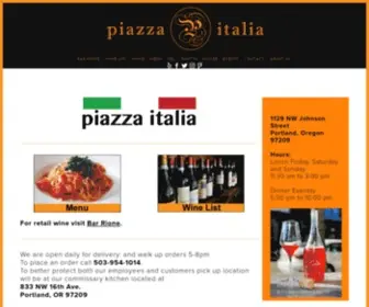 Piazzaportland.com(Piazza Italia) Screenshot