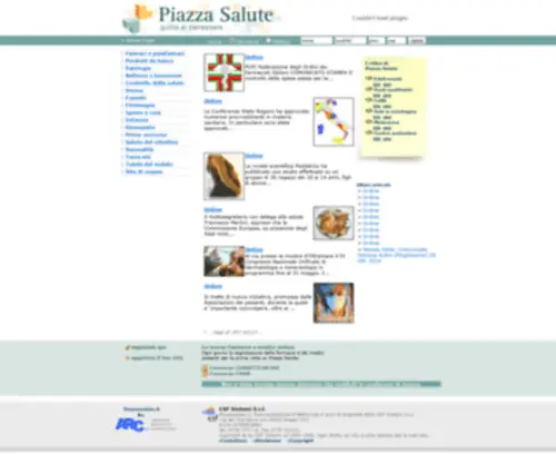 Piazzasalute.it(Piazza Salute) Screenshot